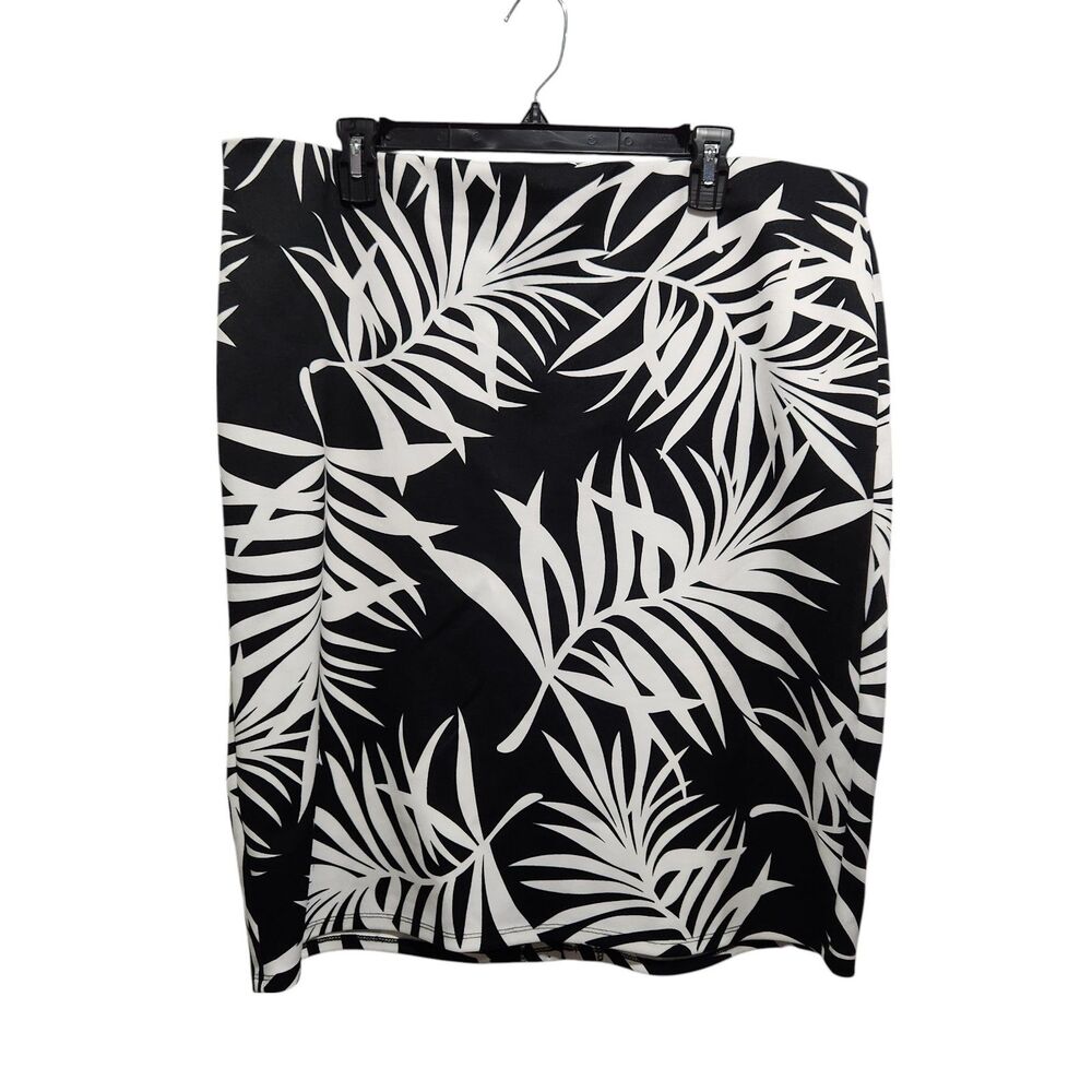 NYCC‎ Pencil Skirt Womens SZ Xl Tropical Bold Knee Length Summer Office Vacation